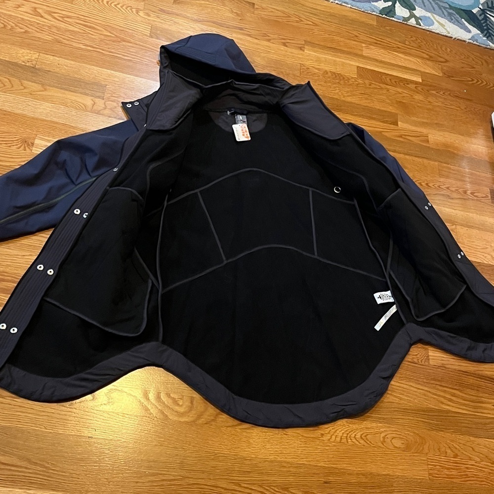 Free People Moon Magic Reflective Rain Parka Size Small NWT - Picture 15 of 17